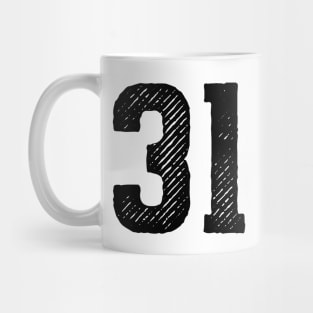 Rough Number 31 Mug